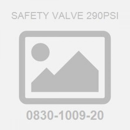 Safety Valve 290Psi